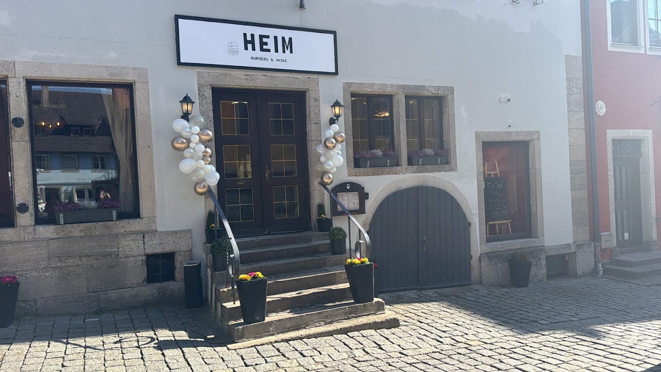 HEIM Burger's & More — Restaurant am Milchmarkt in Rothenburg